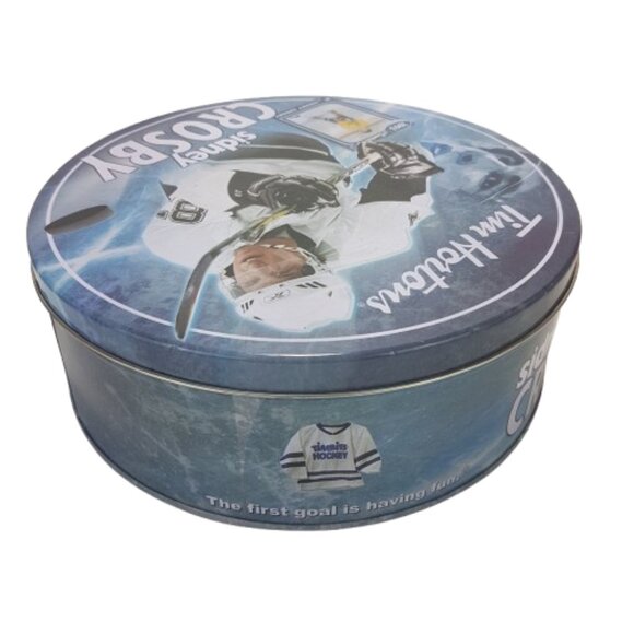 Vintage 2009 Tim Hortons Sidney Crosby Collectible Puzzle Tin & NHL Penguins Mug - Picture 7 of 16